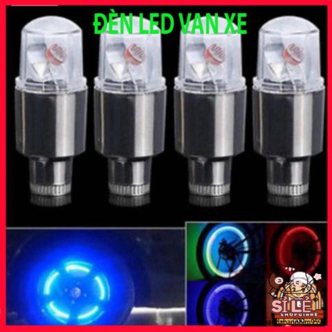 Nắp van lốp xe đạp LED phát sáng đa sắc - Phụ kiện trang trí bánh xe nổi bật cho xe đạp, xe máy, xe hơi