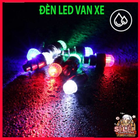 Nắp van lốp xe đạp LED phát sáng đa sắc - Phụ kiện trang trí bánh xe nổi bật cho xe đạp, xe máy, xe hơi