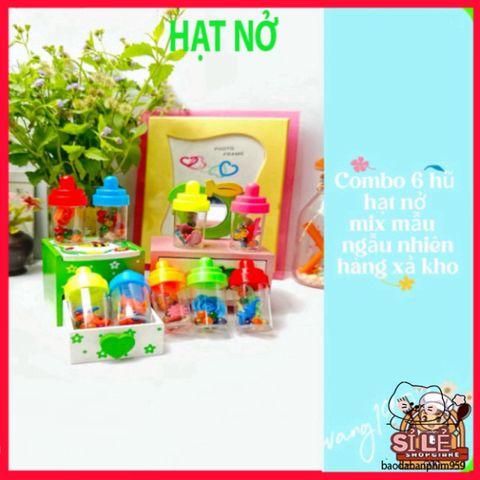 Combo 6 Hũ Hạt Nở Slime Slam Trồng Cây - Trang Trí Đẹp Mắt Dành Cho Người Yêu Thiên Nhiên, Mẫu Ngẫu Nhiên Thú Vị