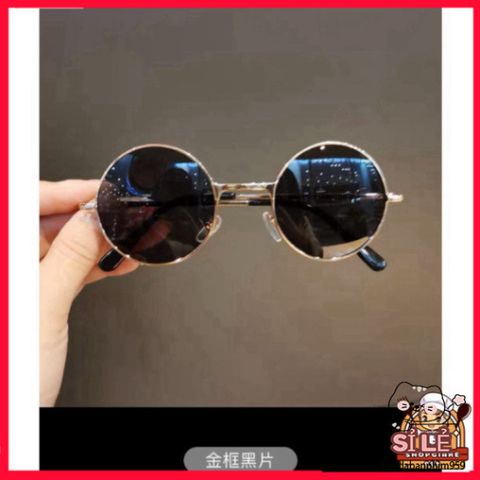 Kính Mát Tròn Nobita MSP39314 - Phong Cách Thầy Tưới Đen, Kính Râm Unisex Thời Trang Cho Mùa Hè Nổi Bật!