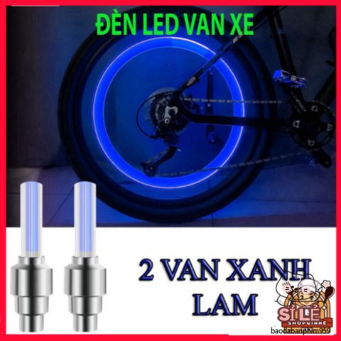Bộ 2 Đèn LED Van Bánh Xe - Đèn Phát Sáng An Toàn Cho Xe Máy & Xe Đạp Điện, Thiết Kế Thông Minh, Tăng Cường An Ninh Ban Đêm