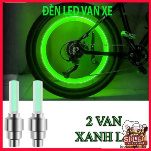 Bộ 2 Đèn LED Van Bánh Xe - Đèn Phát Sáng An Toàn Cho Xe Máy & Xe Đạp Điện, Thiết Kế Thông Minh, Tăng Cường An Ninh Ban Đêm