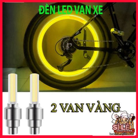 Bộ 2 Đèn LED Van Bánh Xe - Đèn Phát Sáng An Toàn Cho Xe Máy & Xe Đạp Điện, Thiết Kế Thông Minh, Tăng Cường An Ninh Ban Đêm