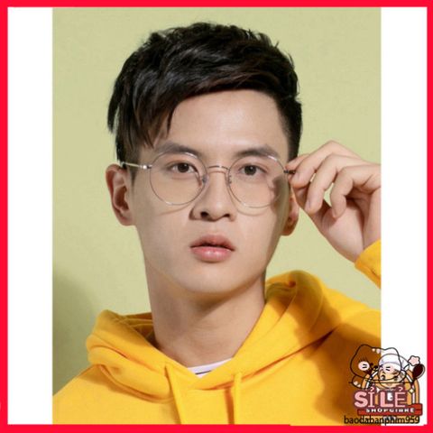 Kính tròn Nobita màu bạc - Phụ kiện thời trang cho học sinh sinh viên, phong cách năng động và hiện đại, bảo vệ mắt hiệu quả.