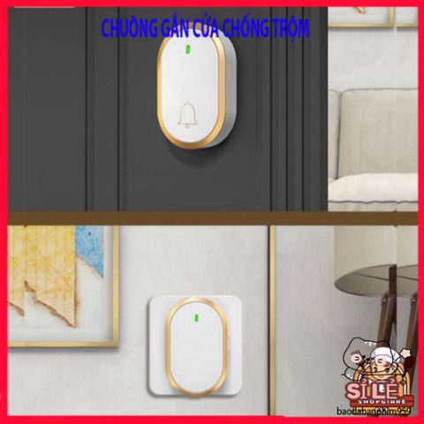 Chuông Cửa Không Dây Thông Minh - Chống Thấm Nước, Phạm Vi 300m, Âm Thanh Tùy Chọn, Tiện Ích Bảo Vệ Gia Đình