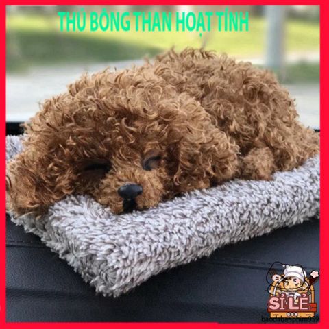 Phụ Kiện Trang Trí Xe Hơi Hình Chú Chó Dễ Thương - Gấu Bông Than Tre Hoạt Tính - Đồ Chơi Giáo Dục Cho Trẻ Em