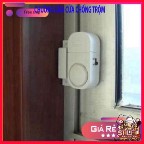 Chuông Báo Chống Trộm Gắn Cửa - Thiết Bị An Ninh Thông Minh 105dB, Tự Lắp Đặt Dễ Dàng Cho Cửa Chính, Cửa Sổ, Bảo Vệ Ngôi Nhà Bạn