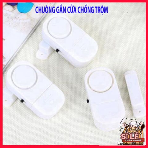 Chuông Báo Chống Trộm Gắn Cửa - Thiết Bị An Ninh Thông Minh 105dB, Tự Lắp Đặt Dễ Dàng Cho Cửa Chính, Cửa Sổ, Bảo Vệ Ngôi Nhà Bạn