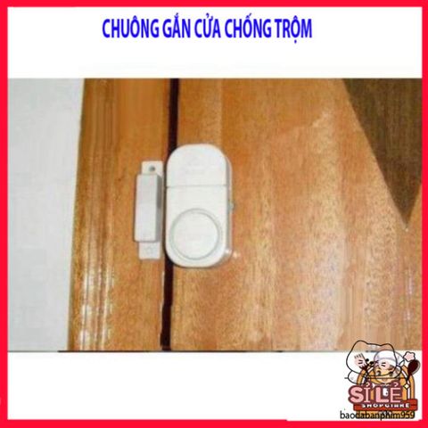 Chuông Báo Chống Trộm Gắn Cửa - Thiết Bị An Ninh Thông Minh 105dB, Tự Lắp Đặt Dễ Dàng Cho Cửa Chính, Cửa Sổ, Bảo Vệ Ngôi Nhà Bạn