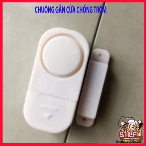 Chuông Báo Chống Trộm Gắn Cửa - Thiết Bị An Ninh Thông Minh 105dB, Tự Lắp Đặt Dễ Dàng Cho Cửa Chính, Cửa Sổ, Bảo Vệ Ngôi Nhà Bạn