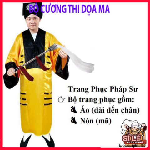 Bộ Trang Phục Halloween Hắc Bạch Vô Thường Diêm Vương Dành Cho Người Lớn - Trang Phục Cosplay Độc Đáo Cho Bữa Tiệc Hóa Trang