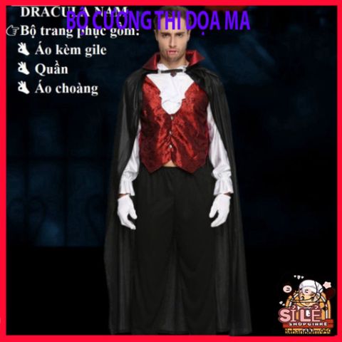 Bộ Trang Phục Halloween Hắc Bạch Vô Thường Diêm Vương Dành Cho Người Lớn - Trang Phục Cosplay Độc Đáo Cho Bữa Tiệc Hóa Trang