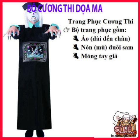 Bộ Trang Phục Halloween Hắc Bạch Vô Thường Diêm Vương Dành Cho Người Lớn - Trang Phục Cosplay Độc Đáo Cho Bữa Tiệc Hóa Trang