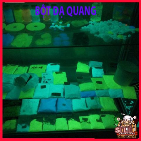 Bột Dạ Quang Xanh Dương 10g - Nguyên Liệu Phát Sáng Tuyệt Vời Cho Trang Trí và Đồ Handmade - Sáng Tạo Không Gian Ấn Tượng