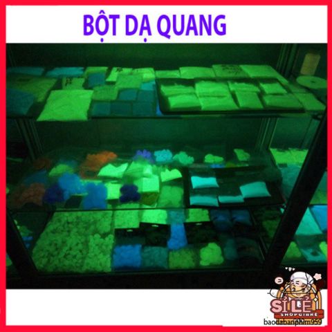Bột Dạ Quang Xanh Dương 10g - Nguyên Liệu Phát Sáng Tuyệt Vời Cho Trang Trí và Đồ Handmade - Sáng Tạo Không Gian Ấn Tượng
