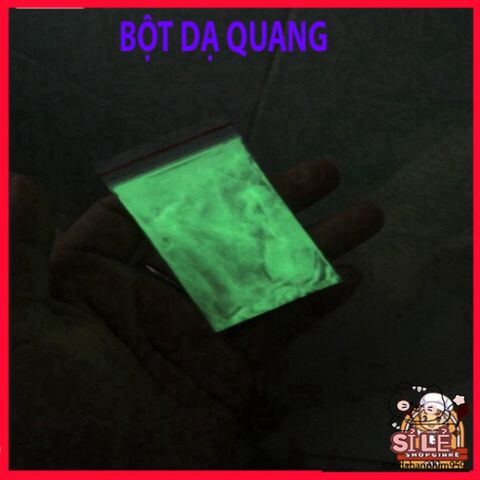 Bột Dạ Quang Xanh Dương 10g - Nguyên Liệu Phát Sáng Tuyệt Vời Cho Trang Trí và Đồ Handmade - Sáng Tạo Không Gian Ấn Tượng