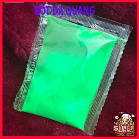 Bột Dạ Quang Xanh Dương 10g - Nguyên Liệu Phát Sáng Tuyệt Vời Cho Trang Trí và Đồ Handmade - Sáng Tạo Không Gian Ấn Tượng