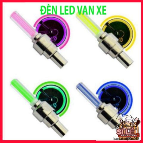Đèn LED Gắn Nắp Van Xe - Phụ Kiện An Toàn và Thời Trang cho Xe Đạp, Xe Máy, Ô Tô - Tiết Kiệm Năng Lượng, Dễ Lắp Đặt