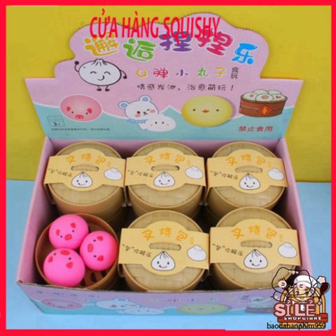 Bánh Tròn Ngũ Cốc Hoa Quả Squishy Mochi Siêu Đàn Hồi - Đồ Chơi Giải Tỏa Stress Dễ Thương, Mềm Mịn, Quà Tặng Ý Nghĩa Cho Tất Cả Lứa Tuổi