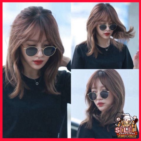 Kính Mát Retro Ulzzang TIN HIN HOT TREND - Kính Chụp Hình Vintage Phong Cách Nobita, Phụ Kiện Thời Trang Đi Biển  cho Nữ