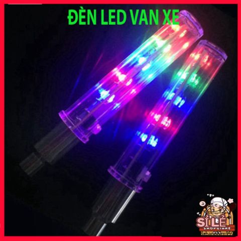 Đèn LED Gắn Van Xe Đạp & Xe Máy - Phụ Kiện Thời Trang 5 Bóng LED Phát Sáng Rực Rỡ Cho Bánh Xe, Đèn Trang Trí Siêu Ngầu