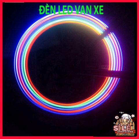 Đèn LED Gắn Van Xe Đạp & Xe Máy - Phụ Kiện Thời Trang 5 Bóng LED Phát Sáng Rực Rỡ Cho Bánh Xe, Đèn Trang Trí Siêu Ngầu