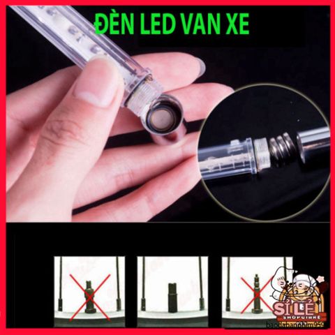 Đèn LED Gắn Van Xe Đạp & Xe Máy - Phụ Kiện Thời Trang 5 Bóng LED Phát Sáng Rực Rỡ Cho Bánh Xe, Đèn Trang Trí Siêu Ngầu