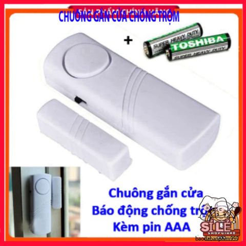 Còi Hú Báo Động 90dB An Ninh - Thiết Bị Ngăn Chặn Trộm, Chuông Cảnh Báo Gắn Cửa Tiện Lợi, Bảo Vệ Tổ Ấm Của Bạn