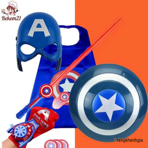 Khiên Captain America Nhựa Cao Cấp - Đồ Chơi Siêu Anh Hùng Marvel 32cm - Quà Tặng Fan Hâm Mộ, Hoạt Động Ngoài Trời, Cosplay