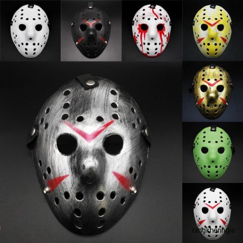 Mặt Nạ Hóa Trang Jason Kinh Dị 2024 - Đồ Chơi Halloween Chân Thực, Phụ Kiện Tiệc Hóa Trang Huyền Bí