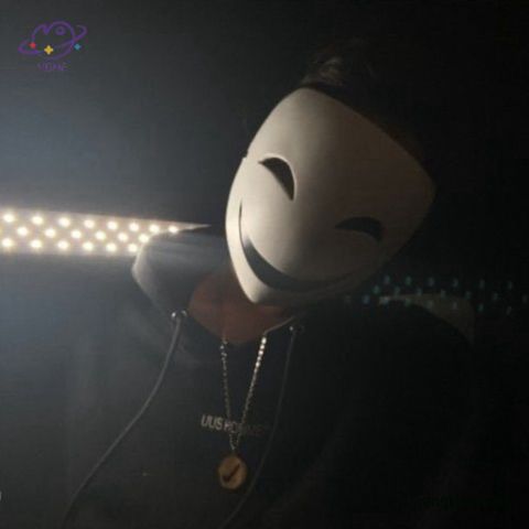 Mặt Nạ Cosplay Đạn Đen Hiruko - Phụ Kiện Anime Halloween Độc Đáo Cho Sự Kiện Hóa Trang