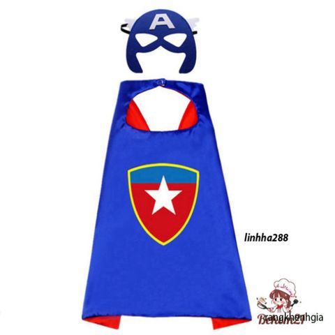 Áo Choàng Nhập Vai Siêu Anh Hùng Spiderman & Iron Man - Thời Trang Trẻ Em Chất Liệu Cotton An Toàn cho Bé 2-8 Tuổi