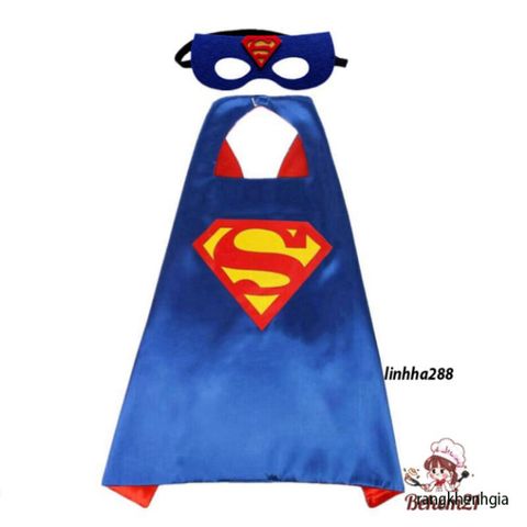 Áo Choàng Nhập Vai Siêu Anh Hùng Spiderman & Iron Man - Thời Trang Trẻ Em Chất Liệu Cotton An Toàn cho Bé 2-8 Tuổi