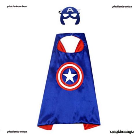 Bộ Áo Choàng và Mặt Nạ Người Sói Superman Hồng - Trang Phục Hóa Trang Siêu Anh Hùng cho Bé Trai và Bé Gái, Thích Hợp Tiệc Sinh Nhật