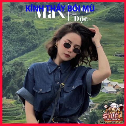 Kính Râm Thời Trang TIN HIN - Kính Tròn Ulzzang Hàn Quốc, Phong Cách Năng Đ động, Phụ Kiện Mùa Hè Tuyệt Đẹp