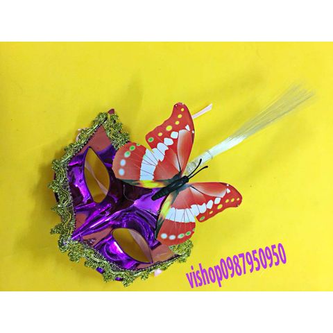 Mặt Nạ Hóa Trang Lông Vũ - Phụ Kiện Thời Trang Độc Đáo Cho Tiệc Halloween và Sự Kiện, Có Loại Có Đèn và Không Đèn