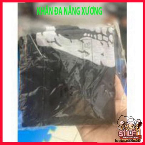 Khẩu Trang Đầu Lâu Thần Chết Đa Năng - Bandana Thời Trang Chống Bụi, Nắng và Thấm Mồ Hôi Cho Người Phượt