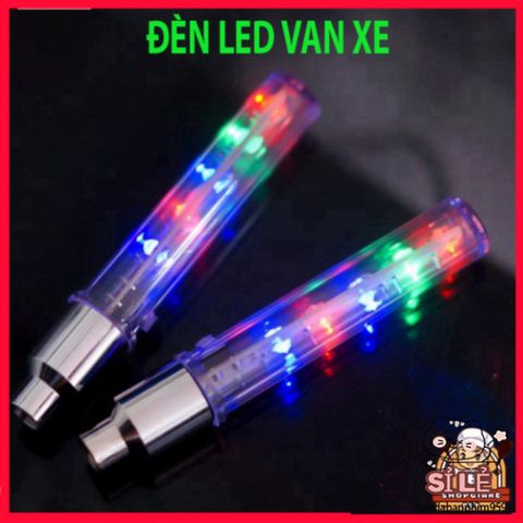Đèn LED 5 Bóng Gắn Van Lốp Xe Đạp - Phát Sáng Nắp Van An Toàn Cho Ban Đêm - Phụ Kiện Xe Đẹp Mắt Chuyên Dụng