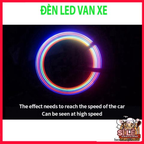 Đèn LED 5 Bóng Gắn Van Lốp Xe Đạp - Phát Sáng Nắp Van An Toàn Cho Ban Đêm - Phụ Kiện Xe Đẹp Mắt Chuyên Dụng