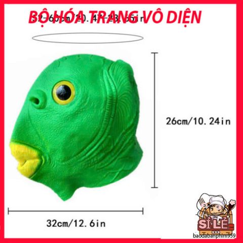 Kính Mặt Cá Xanh Ngộ Nghĩnh - Phụ Kiện Thời Trang Độc Đáo, Thiết Kế Sống Động Cho Trẻ Em, Thú Vị và An Toàn