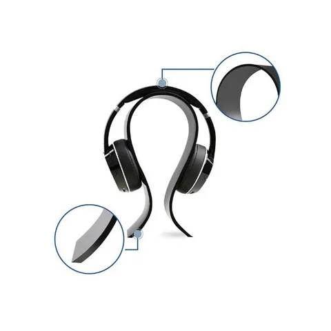Giá Treo Tai Nghe Headphone Mika Trong Suốt - Đế Nhựa ABS Sang Trọng, Phù Hợp Trong Mọi Không Gian Làm Việc và Chơi Game