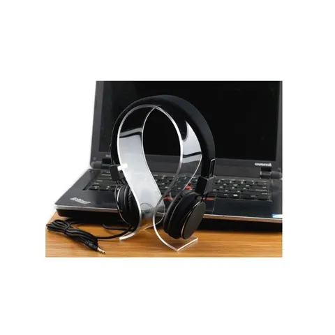 Giá Treo Tai Nghe Headphone Mika Trong Suốt - Đế Nhựa ABS Sang Trọng, Phù Hợp Trong Mọi Không Gian Làm Việc và Chơi Game