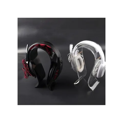 Giá Treo Tai Nghe Headphone Mika Trong Suốt - Đế Nhựa ABS Sang Trọng, Phù Hợp Trong Mọi Không Gian Làm Việc và Chơi Game