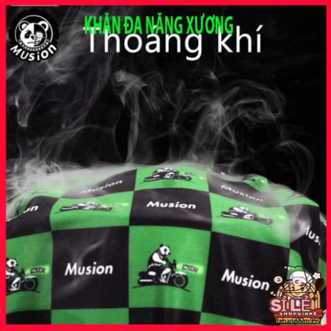 Khẩu Trang Musion Hoa Văn Độc Đáo - Chống Nắng, Chống Bụi, Thoáng Khí, Đa Dụng Cho Mọi Hoạt Động Ngoài Trời