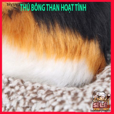 Gấu Bông Cún Nhồi Bông Than Tre Hoạt Tính - Quà Tặng Đáng Yêu Cho Bé, Phụ Kiện Trang Trí Xe Hơi Hữu Ích và An Toàn