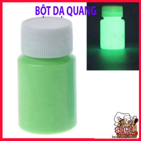 Bộ 8 Chai Bột Màu Huỳnh Quang Phát Sáng Trong Bóng Tối 15g - Nhiều Màu Sắc Đẹp Tạo Hiệu Ứng Nghệ Thuật Đặc Biệt