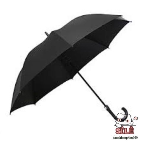 Ô Dù Samurai 24 Làn Đen Mờ - Phong Cách Cổ Trang Nhật Bản, Chống Nắng Mưa, Phụ Kiện Thời Trang Thể Hiện Cá Tính