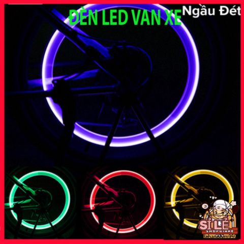 Đèn LED Gắn Van Xe Đạp Neon Amalife - Bộ 2 Đèn An Toàn Cho Xe Đạp, Xe Máy, Ô Tô - Dễ Dàng Lắp Đặt, Đa Dạng Màu Sắc