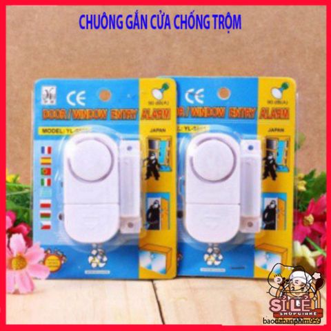 Chuông Cửa Cảm Ứng An Ninh Chống Trộm - Hệ Thống Báo Hiệu Gắn Cửa 105dB Dễ Lắp Đặt, An Toàn Cho Gia Đình và Tài Sản