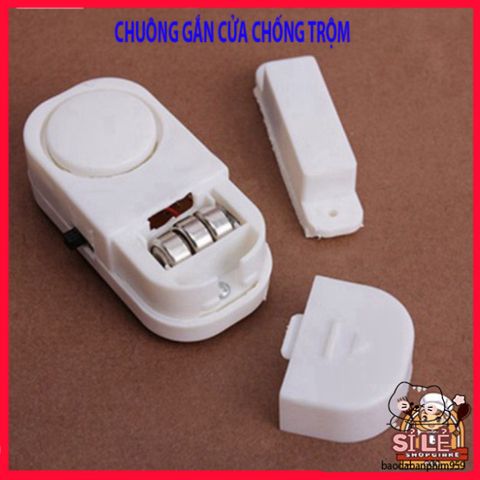 Chuông Cửa Cảm Ứng An Ninh Chống Trộm - Hệ Thống Báo Hiệu Gắn Cửa 105dB Dễ Lắp Đặt, An Toàn Cho Gia Đình và Tài Sản